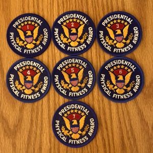 Vintage Presidential Physical Fitness patches